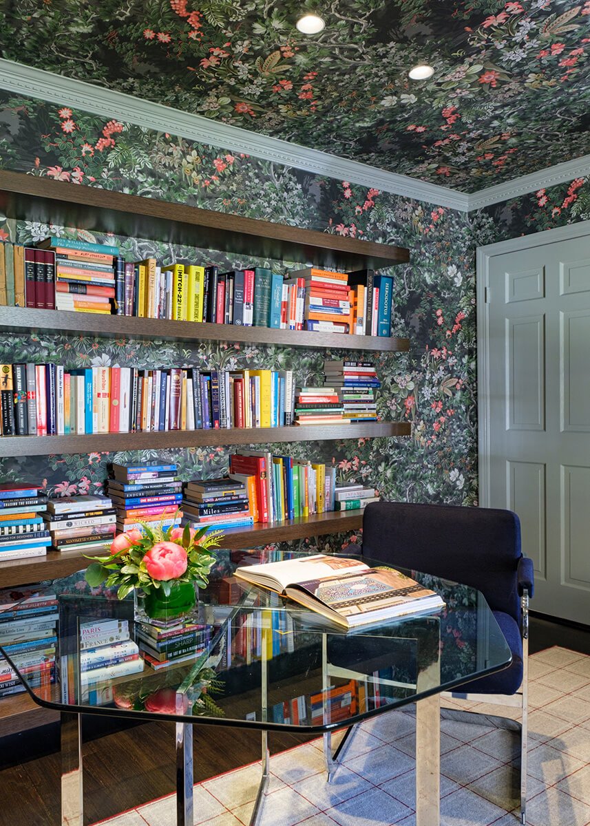Home Library in Bloom